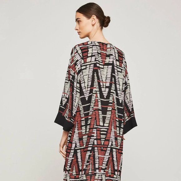 Bcbgmaxazria Tandori Spice Hi Low Long Sleeve Dress - Picture 2 of 11